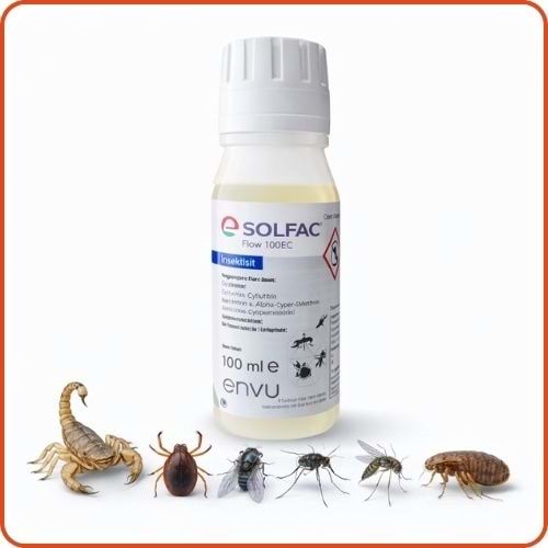 Bayer-Envu Solfac Süper EC 25 Kokulu Haşere Öldürücü | 100 ml