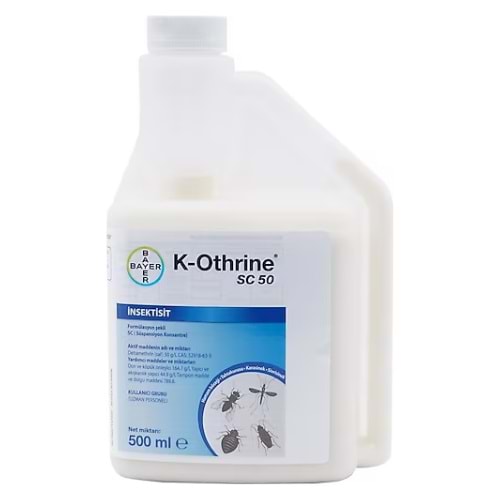 Bayer K-othrine SC 50 Kokusuz Haşere Öldürücü | 500 ml