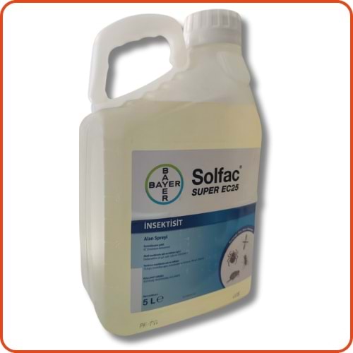 Bayer Envu Solfac Süper EC 25 Kokulu Haşere Öldürücü | 5 Litre