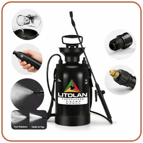Litolan MS-5 Foamer İlaçlama ve Köpük Püskürtme Pompası | 5 Litre