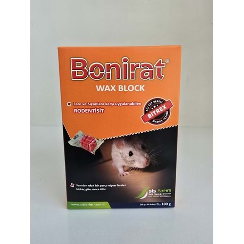 Bonirat Wax Blok Fare Zehiri Kutu | 100 Gr