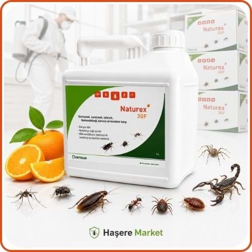 Naturex 3 GF Portakal Kokulu Haşere İlacı | 5 Litre
