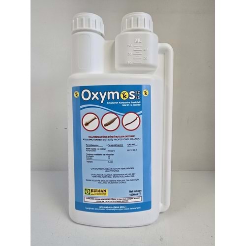 Oxymos 20 EC Larvasit Haşere | Karasinek | Sivrisinek | 1 Litre