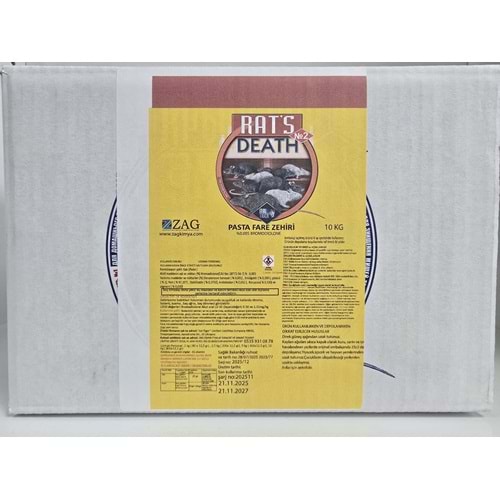 Rats Death Pasta Fare Zehiri | 1 Kg