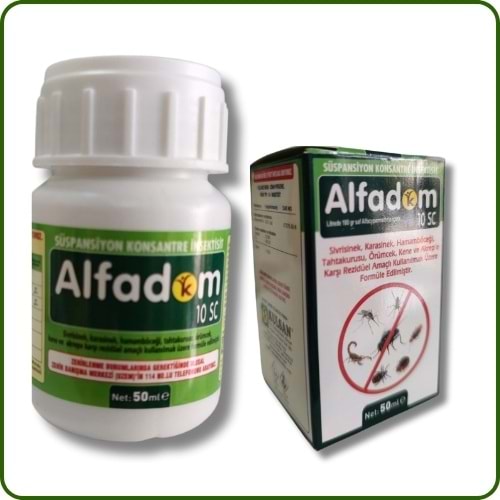 Alfadom 10 SC Kokusuz Haşere Öldürücü | 50 ml