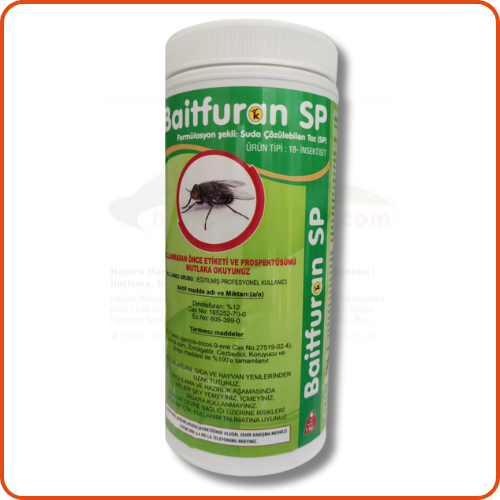 Baitfuran SP Suda Çözülebilen Toz Karasinek İlacı | 1 kg