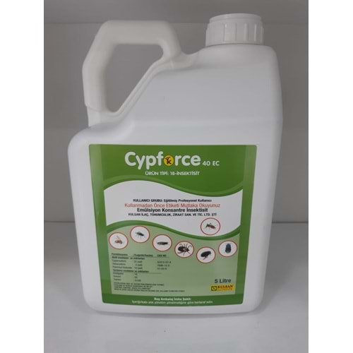 Cypforce 40 EC Kokulu Haşere Öldürücü | 5 litre