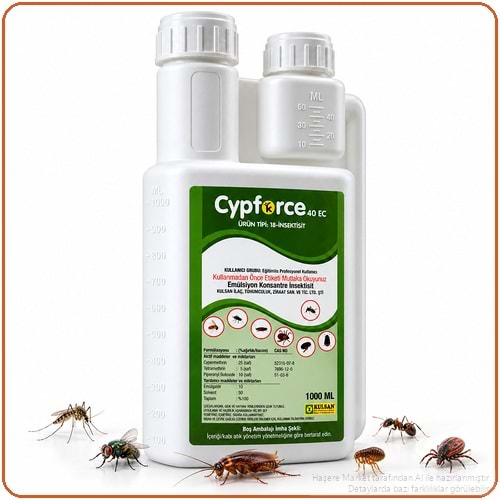 Cypforce 40 EC Kokulu Haşere İlacı | 1 Litre