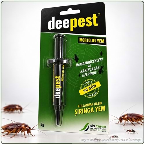 Deepest Morto Hamamböceği ve Karınca Jel İlacı | 5 Gr