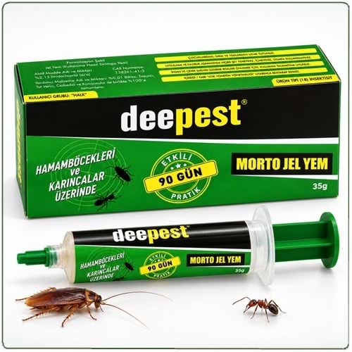 Deepest Morto Hamamböceği ve Karınca Jel Yem | 35 gram