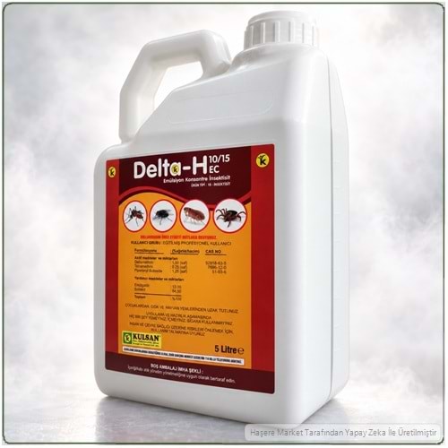 Delta-H 10/15 EC Kokulu Haşere İlacı | 5 litre