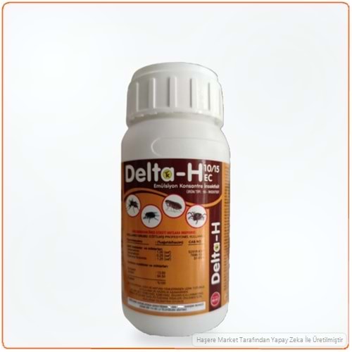 Delta-H 10/15 EC Kokulu Haşere İlacı | 250 ml