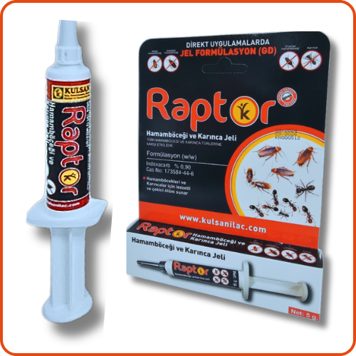 Raptor Hamamböceği Kalorifer Böceği Jeli | 5 Gr