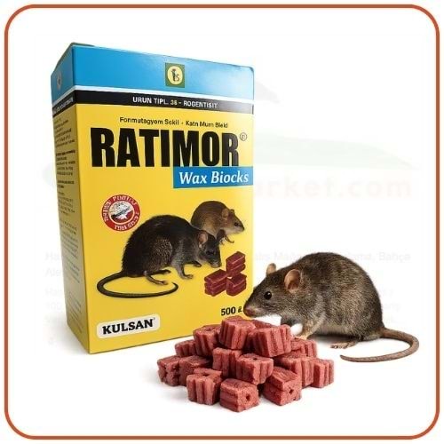 Ratimor Wax Mum Blok Fare Zehiri | 500 Gr
