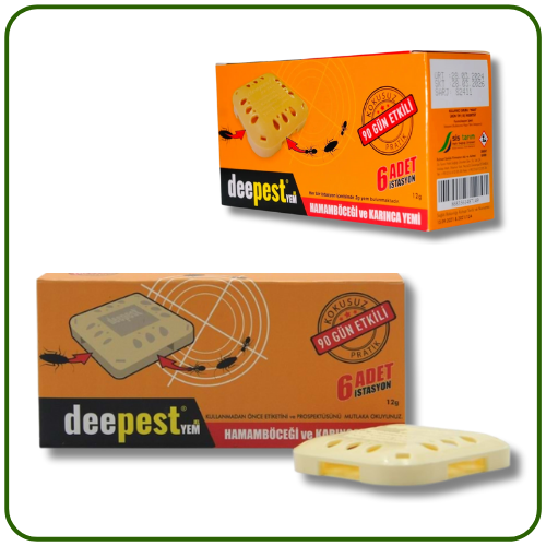 Deepest Hamamböceği ve Karınca Tablet Yem | 2 Kartuş