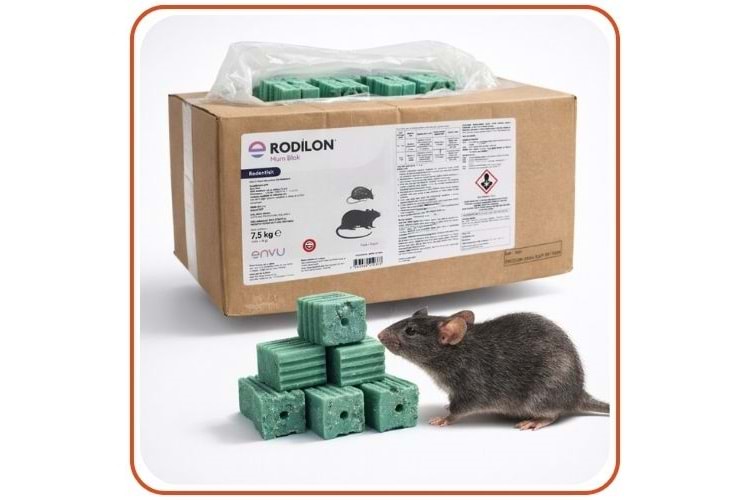 Bayer-Envu Rodilon Mum Blok Fare Zehiri | 7,5 KG