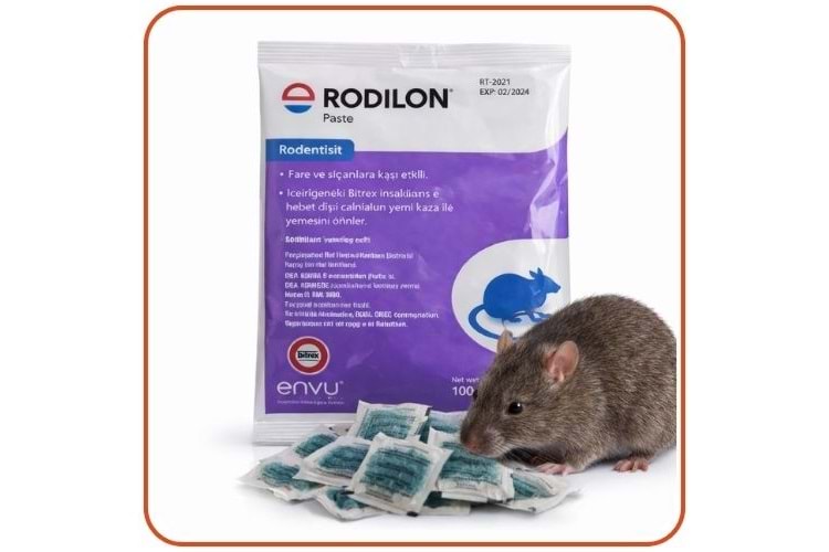 Bayer-Envu Rodilon Pasta Fare Zehiri | 100 Gram