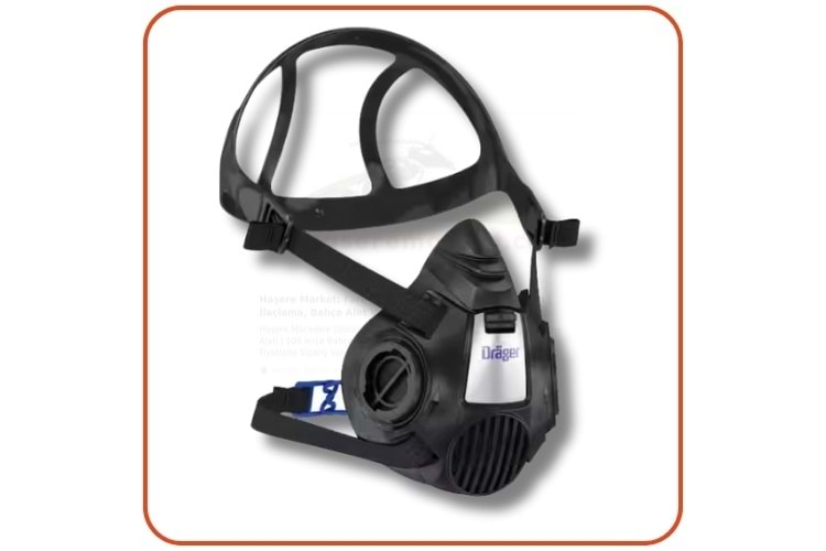 Drager X-Plore 3300 Yarım Yüz Gaz Maskesi | Filtreler Ayrı Satılır