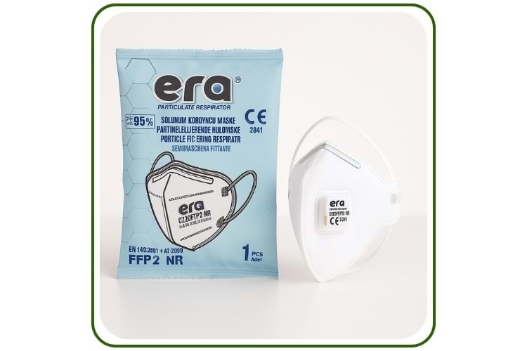 Era Filtreli Katlanır Solunum Maskesi | 4210 V FFP2 NR D
