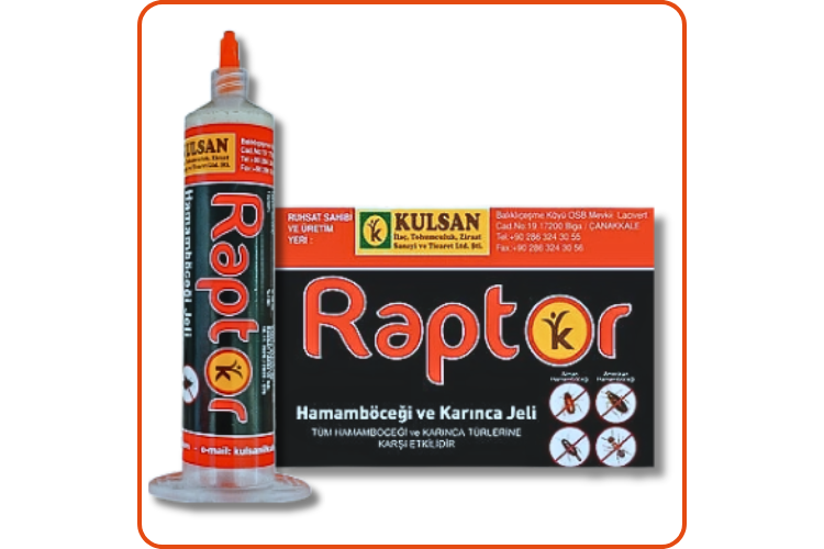 Raptor Hamamböceği Kalorifer Böceği Jeli | 35 Gram