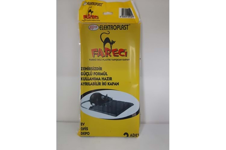Fareci İkili Plastik Yapışkan Kapan