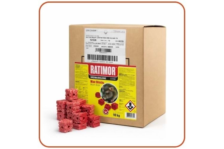 Ratimor Wax Mum Blok Fare Zehiri | 5 Kg