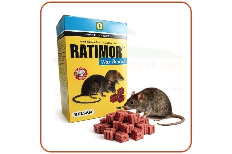 Ratimor Wax Mum Blok Fare Zehiri | 500 Gram
