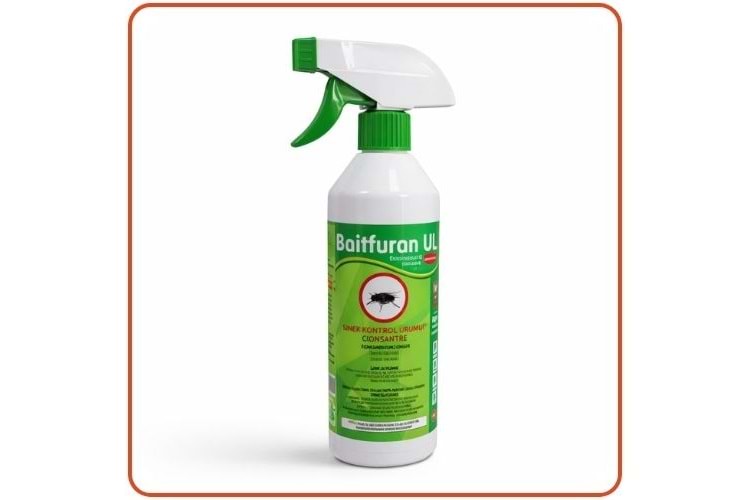 Baitfuran UL Kullanıma Hazır Karasinek Öldürücü Sprey | 450 ml