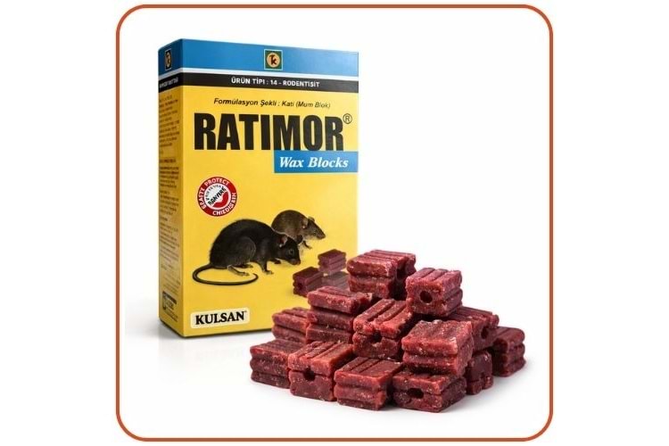 Ratimor Wax Mum Blok Fare Zehiri | 100 Gram