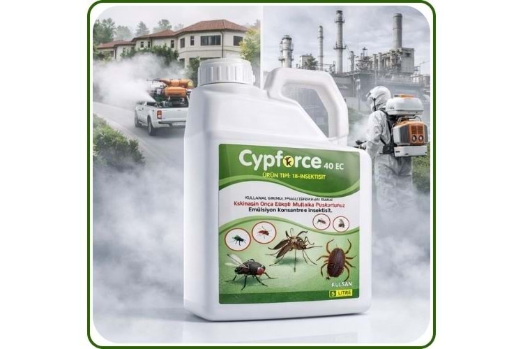 Cypforce 40 EC Kokulu Haşere Öldürücü | 5 Litre