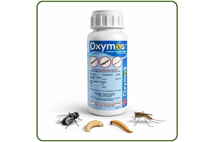 Oxymos 20 EC Larvasit Haşere | Karasinek | Sivrisinek | 100 ml