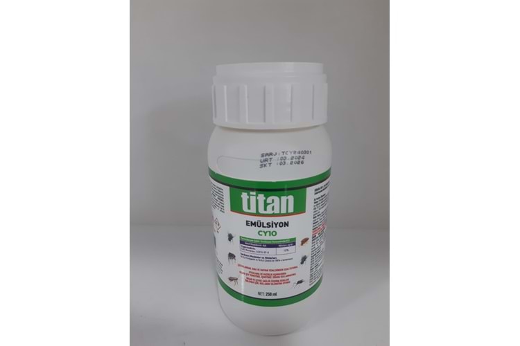 Titan Emülsiyon CY10 Kokulu Haşere Öldürücü | 250 ml