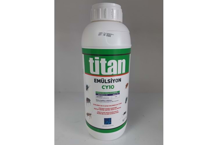 Titan Emülsiyon CY10 Kokulu Haşere Öldürücü | 1 Litre