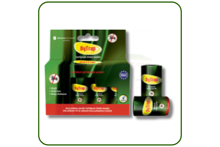 Bytrap Yapışkan Sinek Bandı | 1 Pakette 3 Rulo