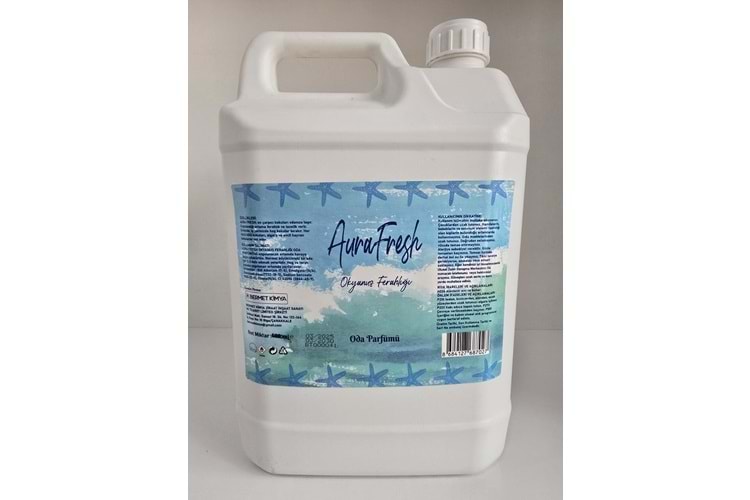 Aura Fresh Bermet Kimya Okyanus Ferahlığı Oda Spreyi | 5 Litre