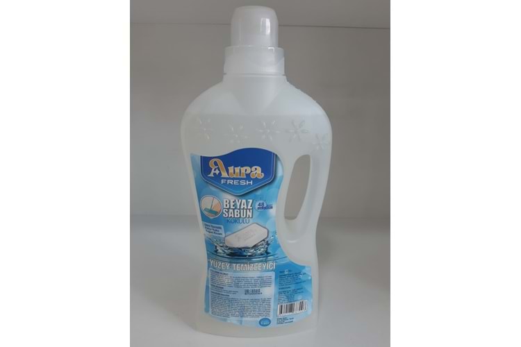 Aura Fresh Bermet Kimya Beyaz Sabun Yüzey Temizleyici | 1 Litre