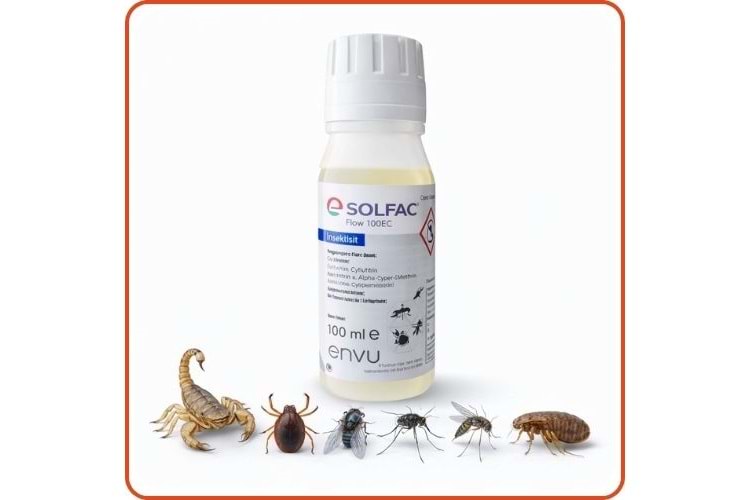 Bayer-Envu Solfac Süper EC 25 Kokulu Haşere Öldürücü | 100 ml