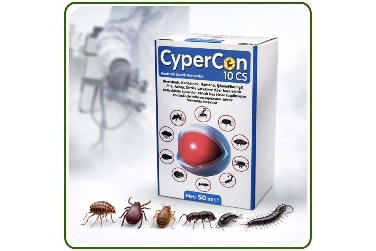 Cypercon 10 CS Kokusuz Haşere Öldürücü | 50 ml