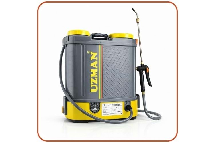 Uzman Akülü-Şarjlı Sırt İlaçlama Pompası | 16 Litre