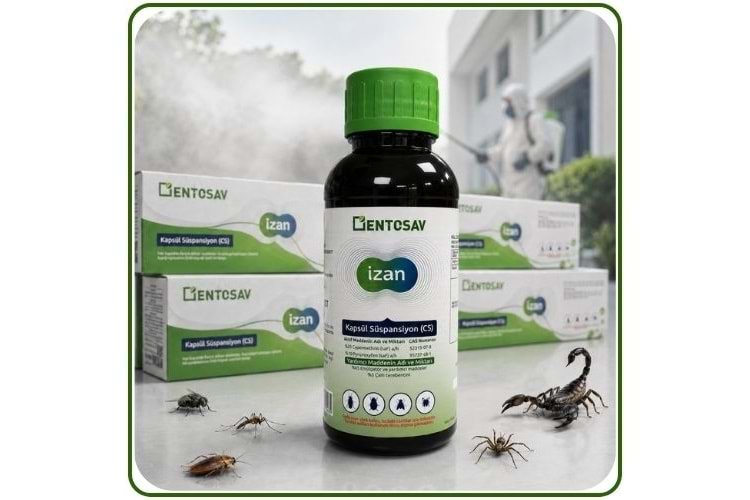 İzan Süspansiyon CS Haşere İlacı | 500 ml (Larva ve Ergin Etkisi Birarada)