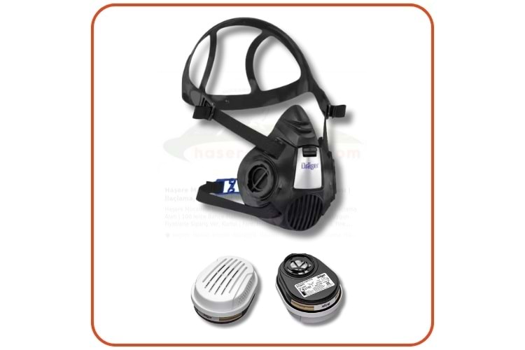 Drager X-PLORE 3300 Yarım Yüz Gaz Maske | Filtre ve Maske Takım