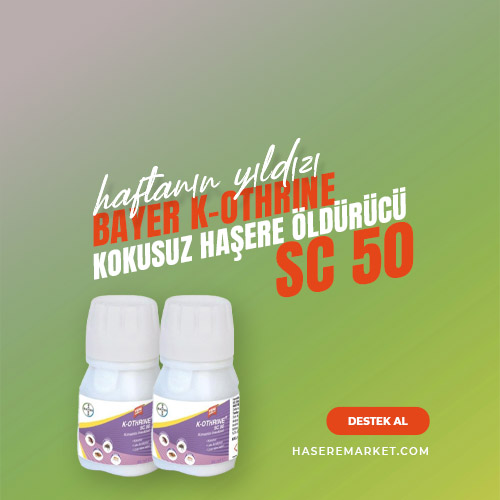 Bayer K-Othrine 50 Sc Konsantre Haşere Ilacı 50 Cc Fiyatları | K-Othrine SC 50 Fiyatı, Taksit Seçenekleri ile Satın Al | Bayer K Othrine 50 ml Hamam Böceği İlacı | K-Othrine SC 50 (Haşere İlacı) | Bayer K-Othrine Sc-50 Haşere İlacı 50 ml