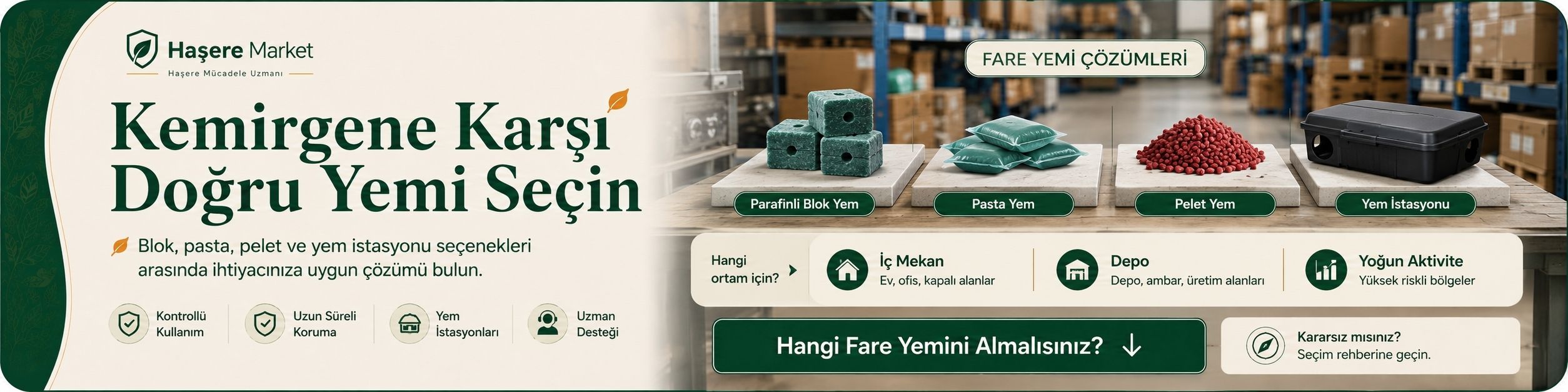 Pasta fare zehiri, mum blok fare yemi, pelet, yem istasyonu, kapan ve tuzak ürünleri için seçim rehberi