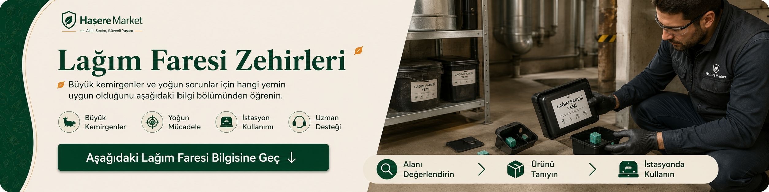 Lağım faresi zehirleri; mum blok, pasta, pelet yem ve güvenli yem istasyonu seçim rehberi
