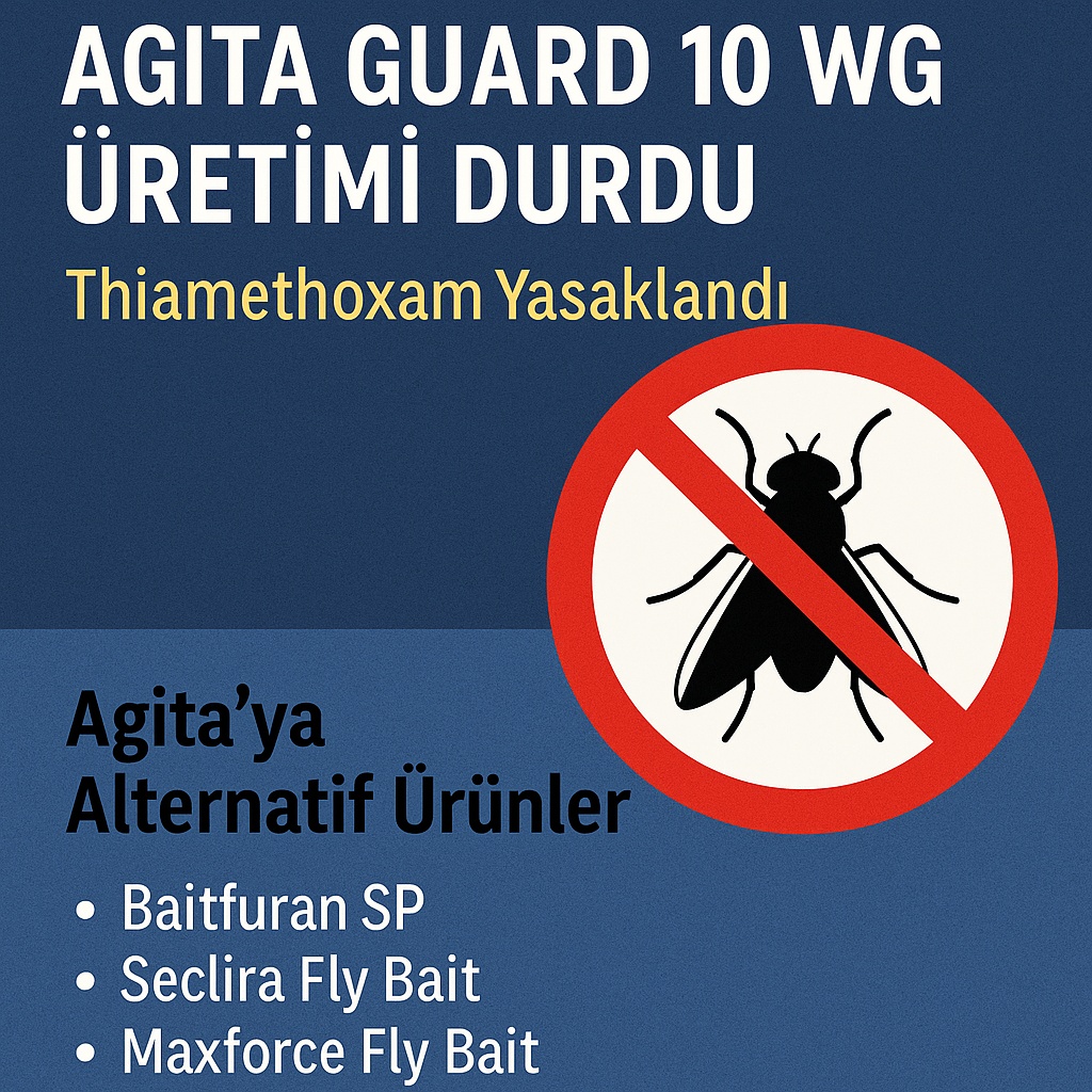Agita Guard 10 WG Üretimi Durdu | Yasaklanan Thiamethoxam ve Alternatif Ürünler