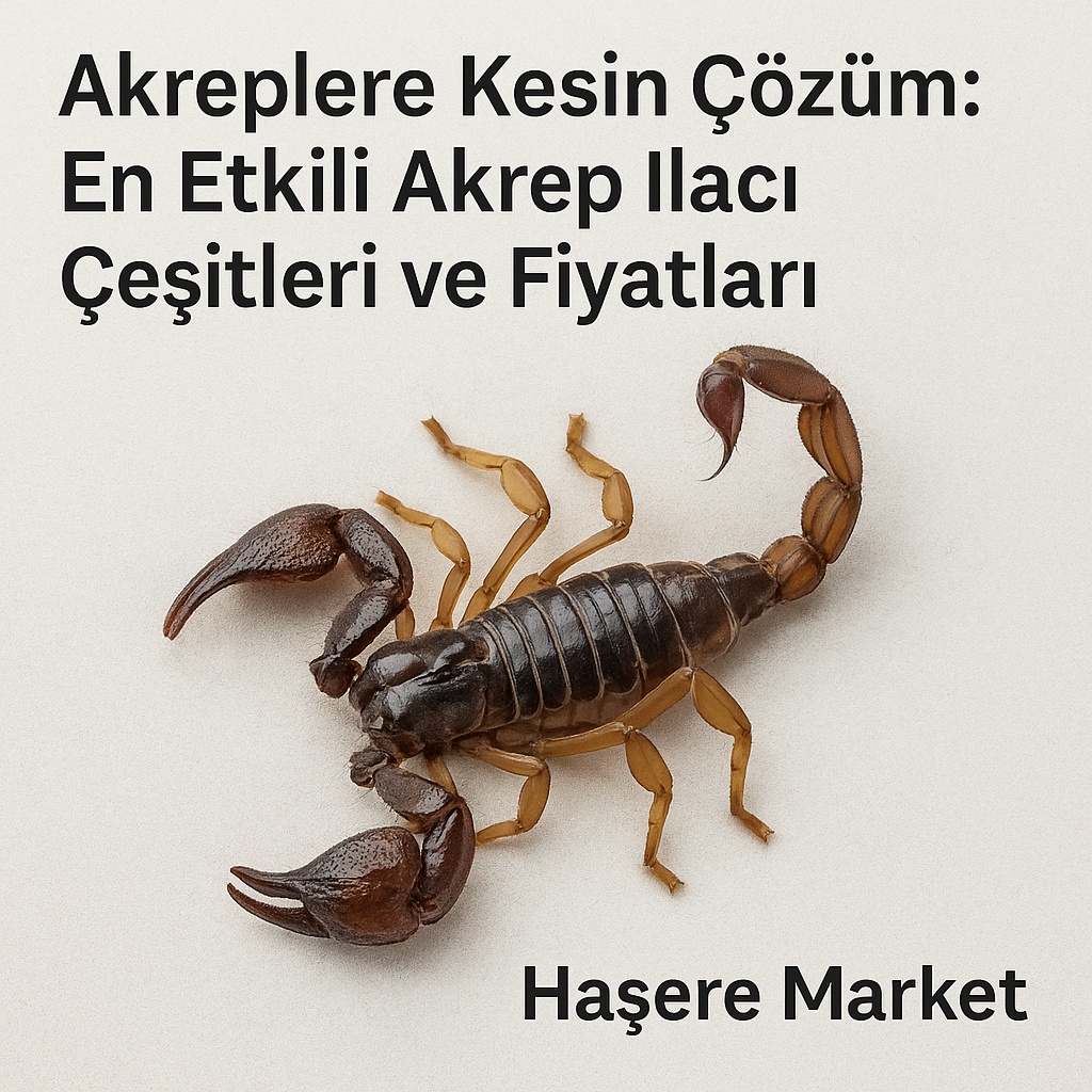 Akreplere Kesin Çözüm: En Etkili Akrep İlacı Çeşitleri ve Fiyatları | Haşere Market