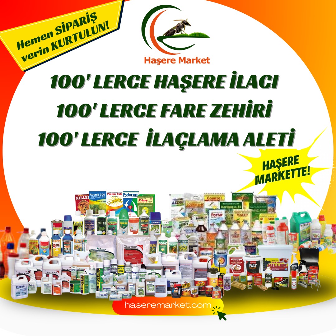 Haşere İlacı Nereden Alınır? | Haşere İlacı Haşere Market ten Alınır!..