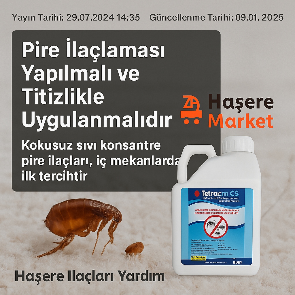 En Etkili Pire İlaçları ve Evde Pire Mücadelesi | Pire İlaçlama Rehberi