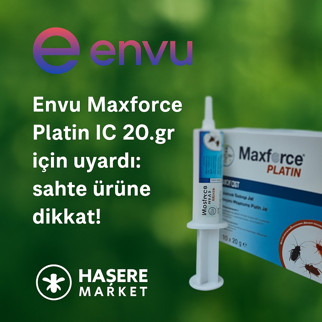 Maxforce Platin Hamamböceği Jeli’nde Sahte Ürün Alarmı: Envu’dan Resmi Uyarı Geldi