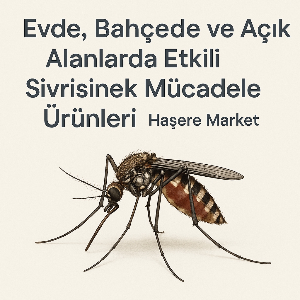 Evde, Bahçede ve Açık Alanlarda Etkili Sivrisinek Mücadele Ürünleri - Haşere Market